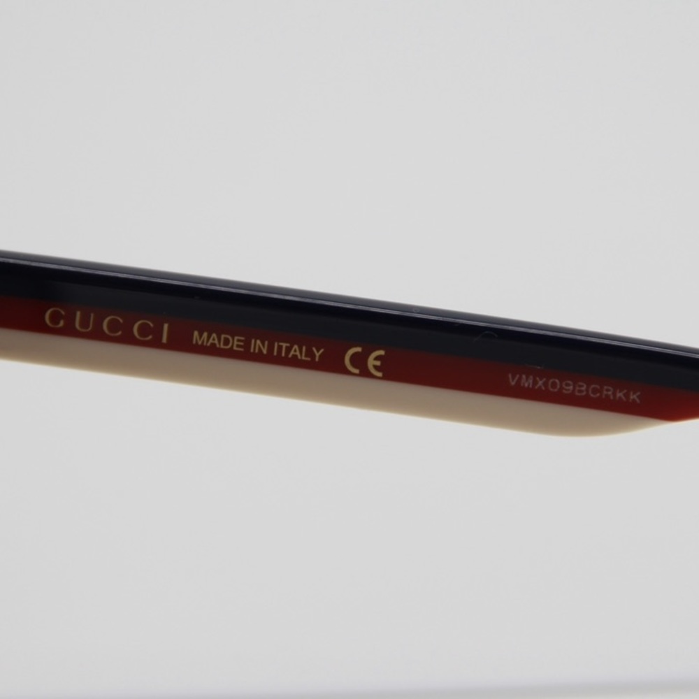 NEW GUCCI GG0416SK 001 BLACK ROUND SUNGLASSES GUCCI - Picture 10 of 13